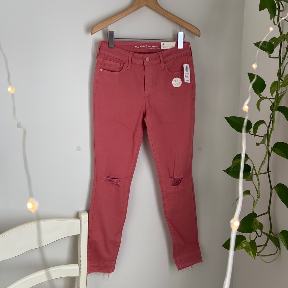 Coral ankle crop jeans